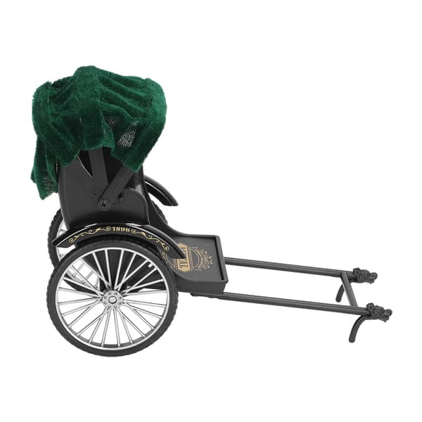 Sort legering Rickshaw Model Legetøj Udsøgte detaljer Boligindretning Jinrikisha
