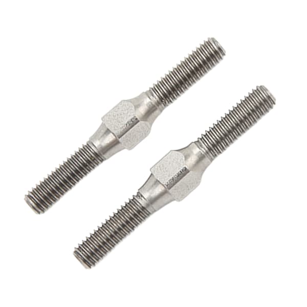 2 stk RC Spændestangsforbindelse Stål Fint Udseende Stabil Ydeevne RC Styrestang til ARRMA Granite 1/10 RC Bil Sølv
