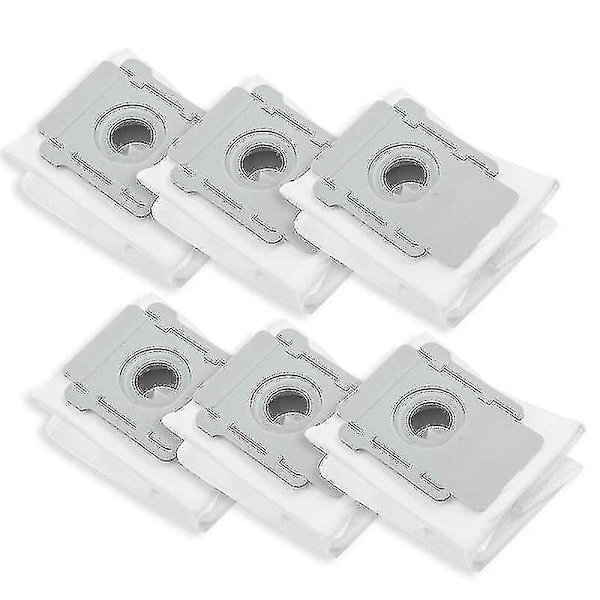 6-packs ersättningsdelar till dammpåse som är kompatibla för Irobot Roomba I7+/plus(7550) Robotdammsugare