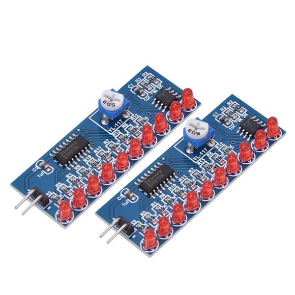 2 st NE555+CD4017 LED Chaser Vattenflödesljusmodul DIY Kit Elektronisk Krets