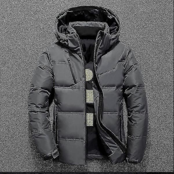 Tjockare varm jacka för män - Koreansk smal modell - Vinter 2023 light grey L