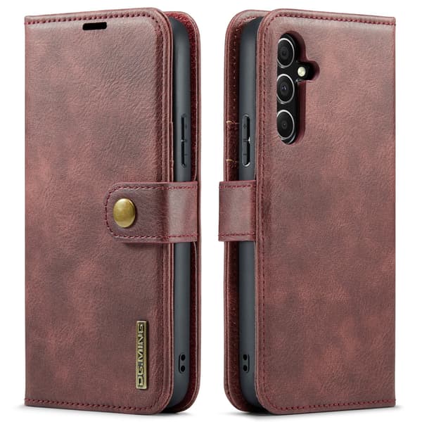 Samsung Galaxy A54 5G - Retro Lommebokveske med Magnetisk Design Grå