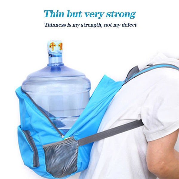 Outdoor Bag Vanntett Sports Ryggsekk Multifunksjonell ryggsekk Herre Camping Bag Lett Sammenleggbar Kvinner Reiseryggsekk BK