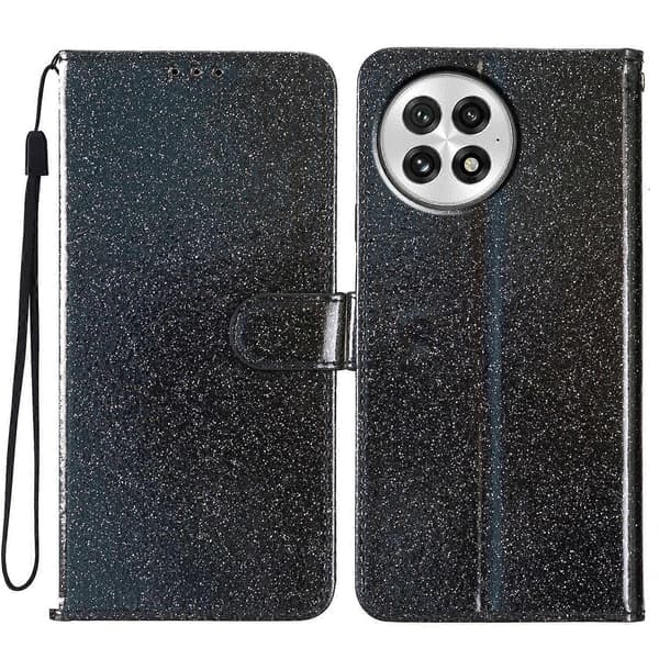 【BQ】Glitter Puder Flip Læder Telefoncover Kompatibel med OnePlus 13