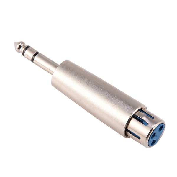 XLR hunn til 1/4\" stereoplugg mikrofonadapter - 4-pakning