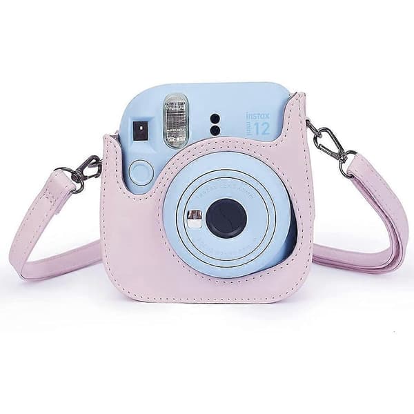 【BQ】Compatible with FujiFilm Instax Mini 12/11/9/8 Camera Accessories 7-in-1 Bundle Kit Includes Case, Film Multicolor Multicolor Light Pink