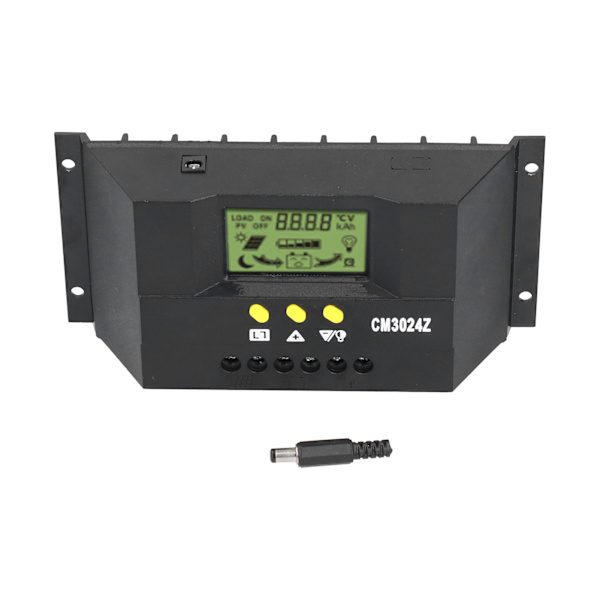 CM3024Z PWM Solar Charge Controller LCD Display Solpanel Intelligent Regulator 12V 24V30A