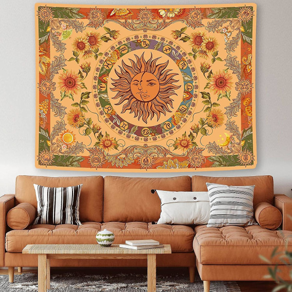 Vintage bohemsk veggteppet veggheng 60" X 80"