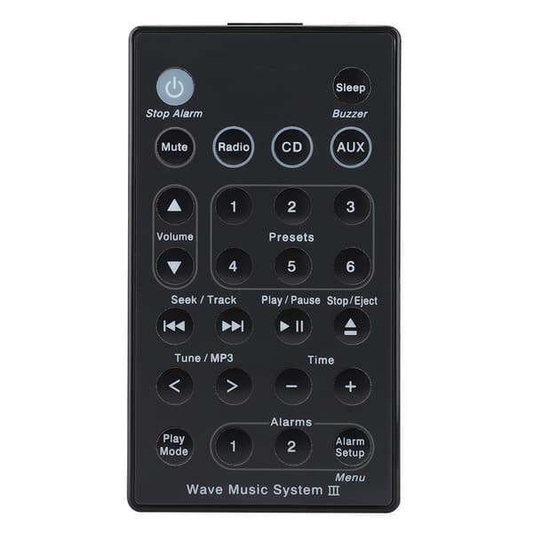 Flerfunktionsfjärrkontrollersättning för Bose Wave Music System Radio CD