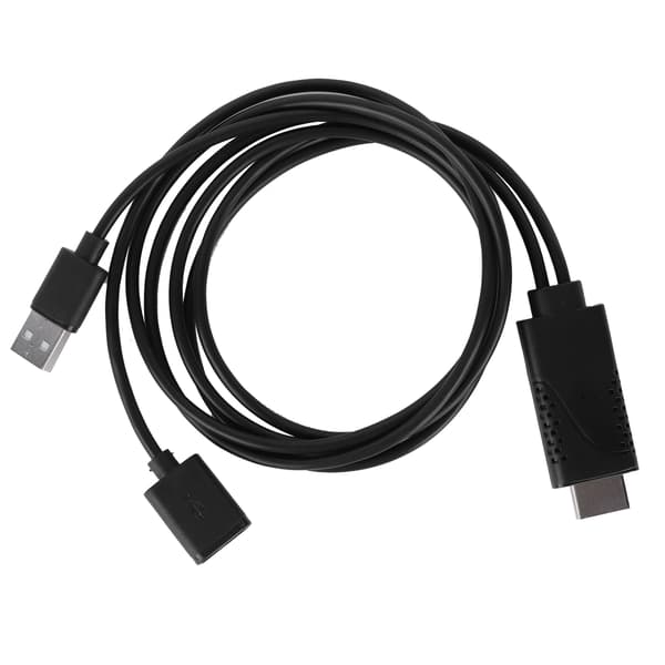 1080P HD USB HDTV-kabel för iOS/Android-smarttelefoner - Spegling och laddning