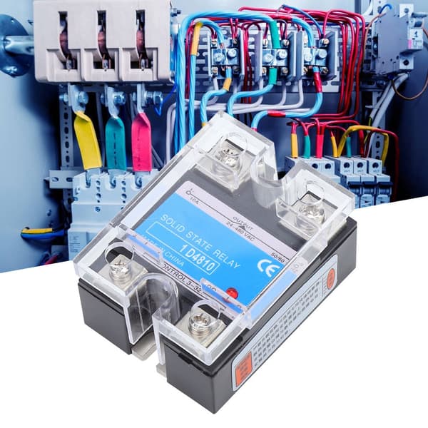Solid State Relay 3-32VDC tulo 24-480VAC kuorma DC AC SSR sähkölaitteet (BERM-1D 4810)