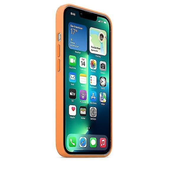 【BQ】Silikonecover Kompatibel med iPhone 13 Pro 13pro-Perfekt Marigold