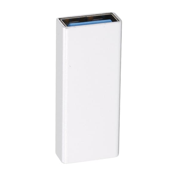USB C till USB3.0-adapter Multifunktionell Typ C till USB-kontakt för dataöverföring och laddning Silvergrå