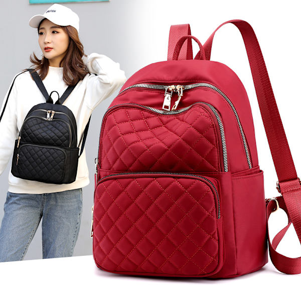 Cityrygsæk Schultertasche Vandtæt Nylon Daypack, Anti-Theft Rygsæk