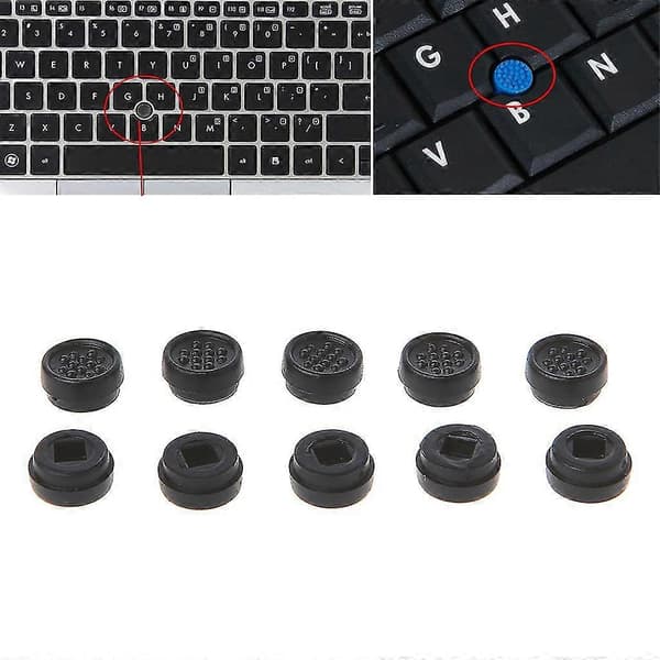 10 stk. Trackpoint-markør til mus, stickpoint-hætte til Dell bærbar computer-tastatur Blue