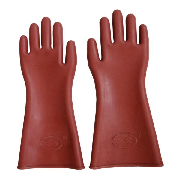 elektriska gummihandskar cover, isolerade handskar 12kv (antal: 1 set)