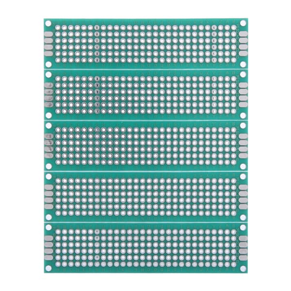 10 st 2x8 cm dubbelsidig prototyp PCB förtennad kopplingsplatta universalbräda