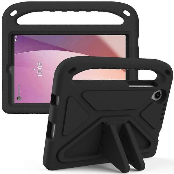 【BQ】Bärbart fodral för Lenovo Tab M8 4:e generationens surfplatta Black