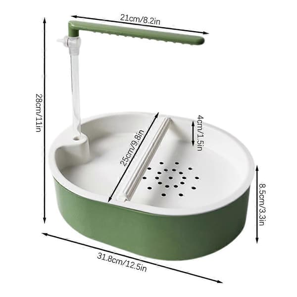 【BQ】fuglebadhus Solid trygt materiale Innendørs fugleburpleie 2
