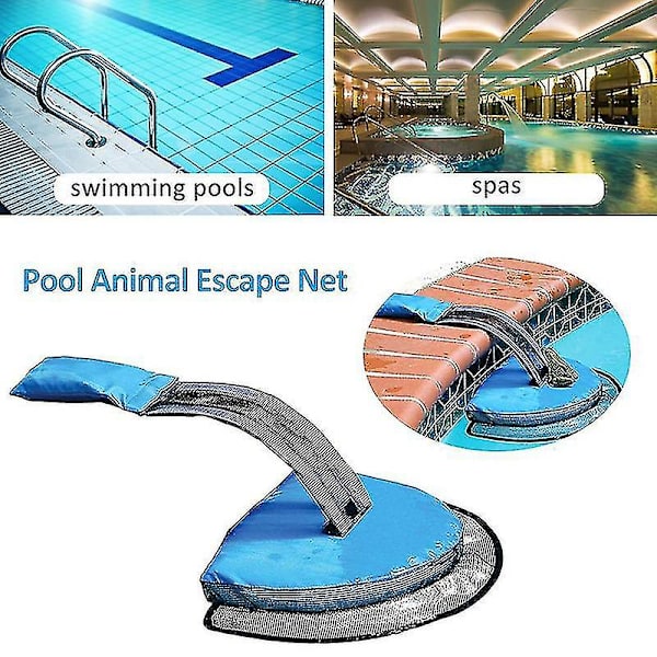 Animal Saving Escape Ramp for Pool Flydende rampe redder Frog Log Pad Pool Animal Saver