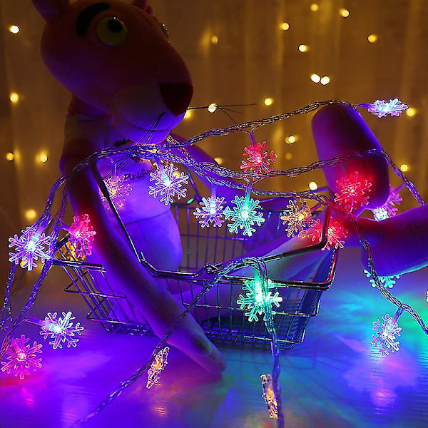 Christmas Lights, Snowflake String Lights USB Vattentät Fairy Lights 19.86ft