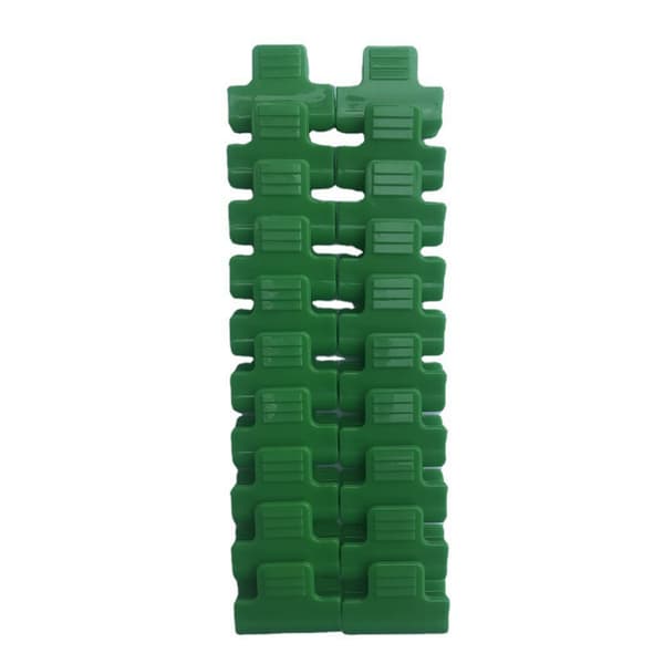 Växthus Växtstöd Clips Plastnät Ringram Skugg Mesh Bar Clips för Trädgårdspålar