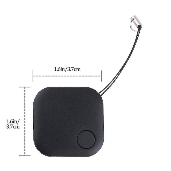 4-pak Bluetooth Tracker-varefinder med nøglering, anti-tabt artefakt