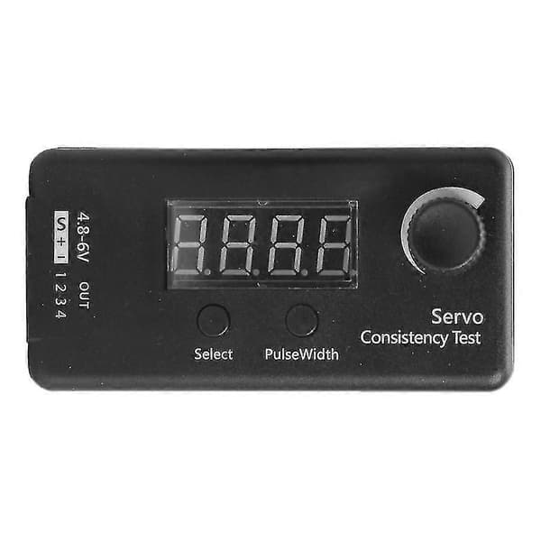 Mini 3-modus Digital / ESC Konsistens Tester Styreservo Måling For Rc Helikopter Fly Fly C svart