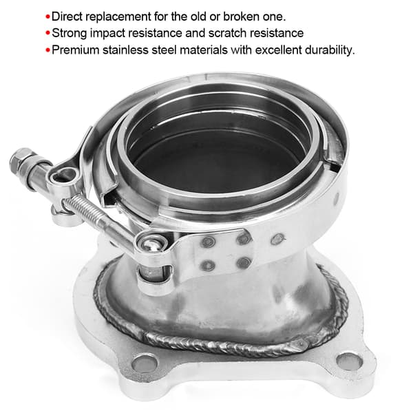 Toyota Turbo Downpipe Flens - Rustfrit Stål V-båndspackning