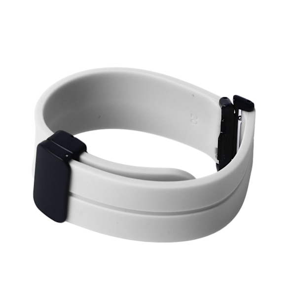 Silikon Magnetisk Foldbar Fleksibel Vandtæt Urrem til Mi Band 8 Pro Hvid