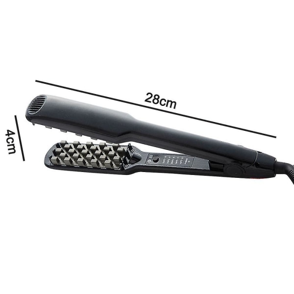Professionelt volumengivende hårstrygejern | Øg hårvolumen, keramisk hårvolumenværktøj, justerbar temperatur, drejesnor