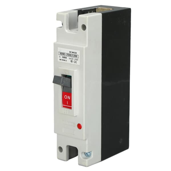 1P DC Strømbryter Støpt Kapsling MCCB Solcelle Batteribryter 250V 160A for Vindkraft