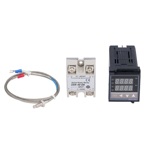 Temperaturkontroller PID Solid State Relé Temp Sensing Termoelement Digital Termostat