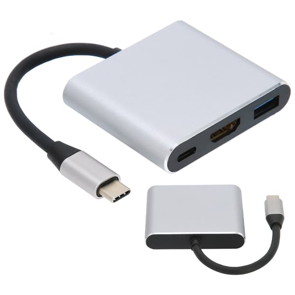 3 i 1 TypeC Docking Station TypeC til HD Multimedie Interface USB 3.0/TypeC Adapter