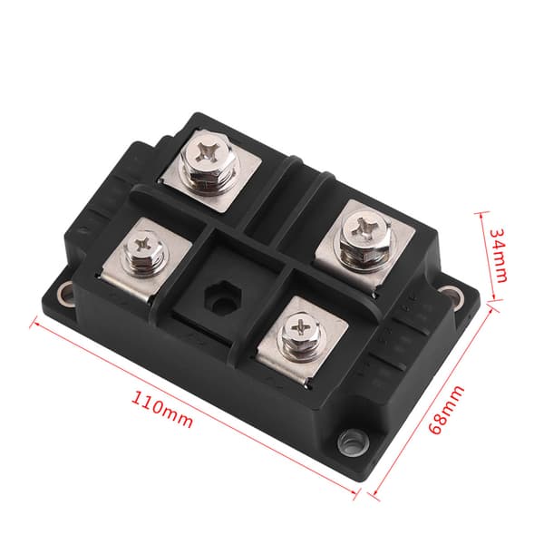 1 stk. Enkeltfaset Diode Bro Ensretter 400A 1600V Høj Effekt 4 Terminaler