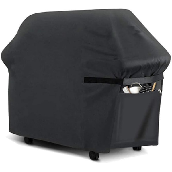 420d Oxford kangasgrillin cover Hopeapäällysteinen cover säilytyspussilla 145*61*117cm