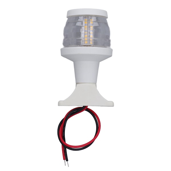 4 tum vit LED marin navigationsankarljus 360 graders runtomkring IP65 vattentät 250LM ankarljus DC10-24V