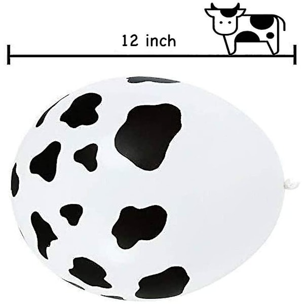 96stk Ku Ballonger Morsomme Ku Print Ballonger Til Barneselskap