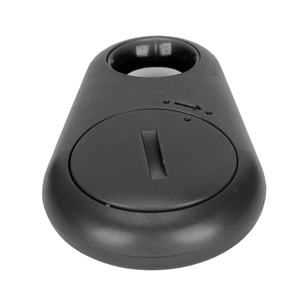 Smart Bluetooth Tracker til børn, kæledyr, pung og bagage - Trådløs enhed mod tab (sort)