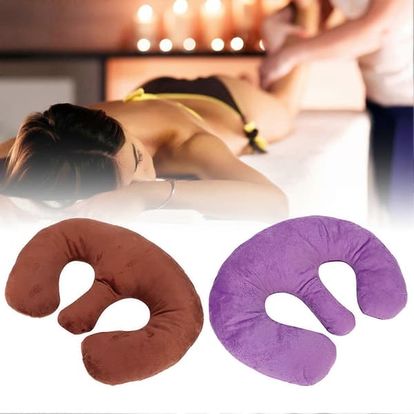 【BQ】Bryst fast støttepute Massasje Skjønnhet Spa Støttepute Brown