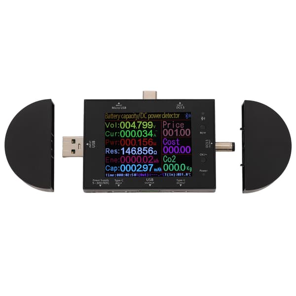 USB Digital Voltmeter Amperemeter Strømtester Spændingsdetektor 5V til 32V PD Meter