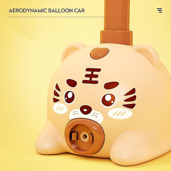 Hhcx-power Balloon Car Toy Inertial Power Balloon Education Science Puzzle Fun Toys For Children Christmas Gift Duck