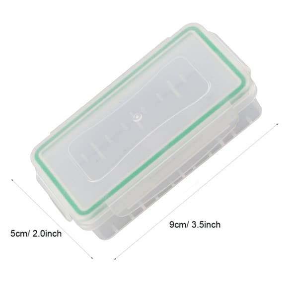 Vanntett 18650 batterioppbevaringsboksholder (2 stk)