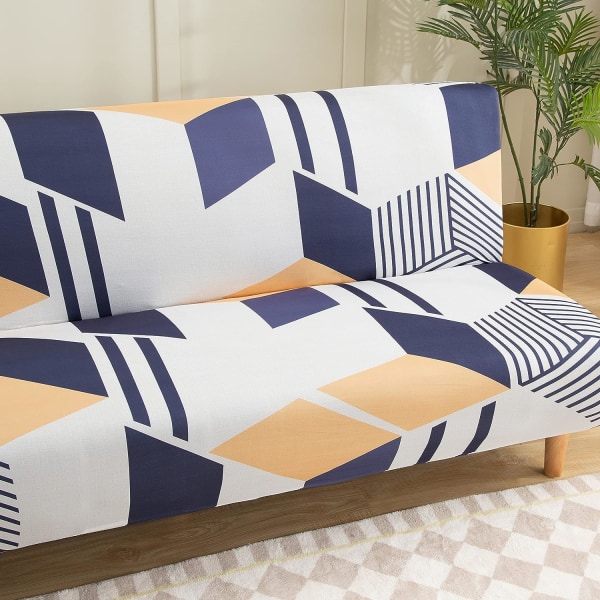 Armløs sofabetræk Moderne print 3-personers armløs sofabetræk 180-210 cm