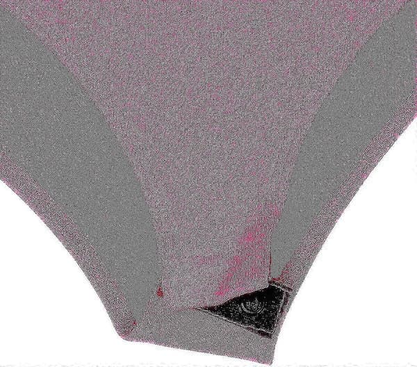 Ärm Hals Dräkt Andningsbar Stretch Hot Pink S