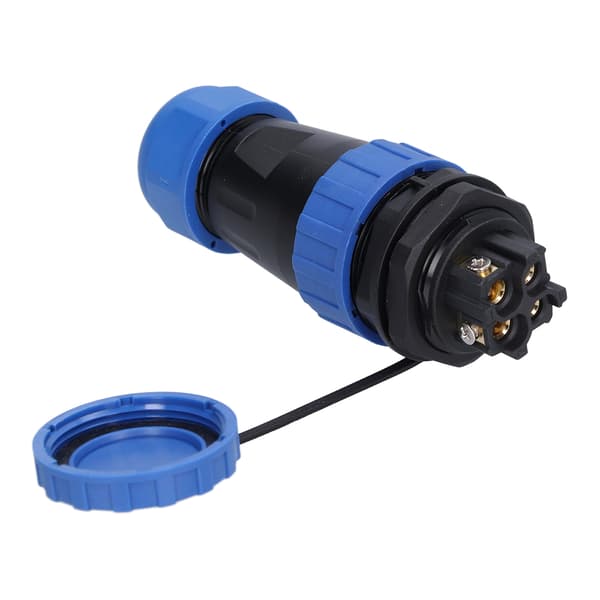 Vanntett Plug Socket Bakmutter Aviation Strømkontakt Industriell Adapter 250V 45A LP284 Pin