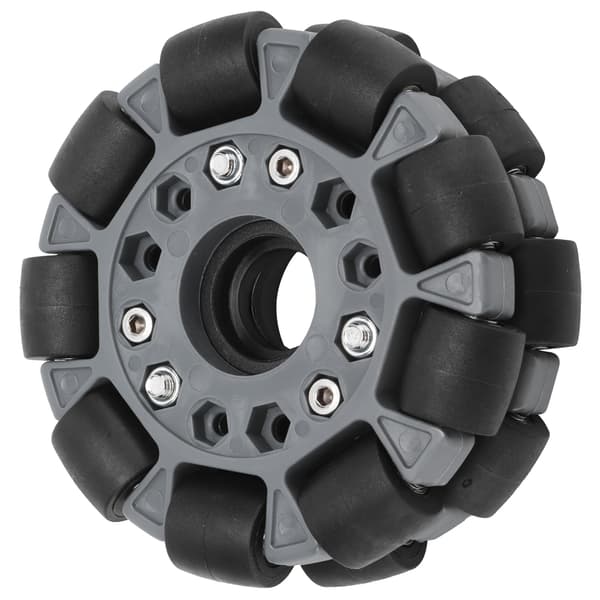 Holdbare 100 mm nylon gummi omnihjul for robotracing