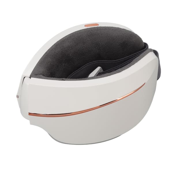 Smart Bluetooth Uppvärmning Vibration USB Laddning Ögonmassager för Hem Sovsal Vit