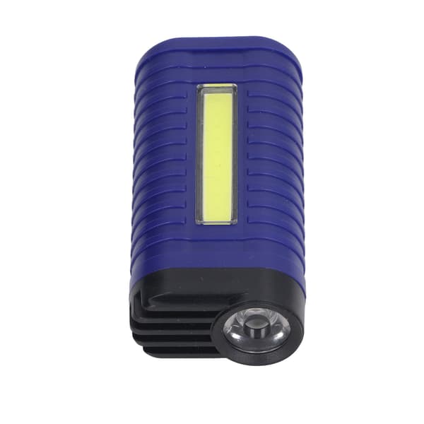 Utendørs LED COB Dobbel Lys Kilde Lommelykt med Pennklips USB Lading Arbeidslampe