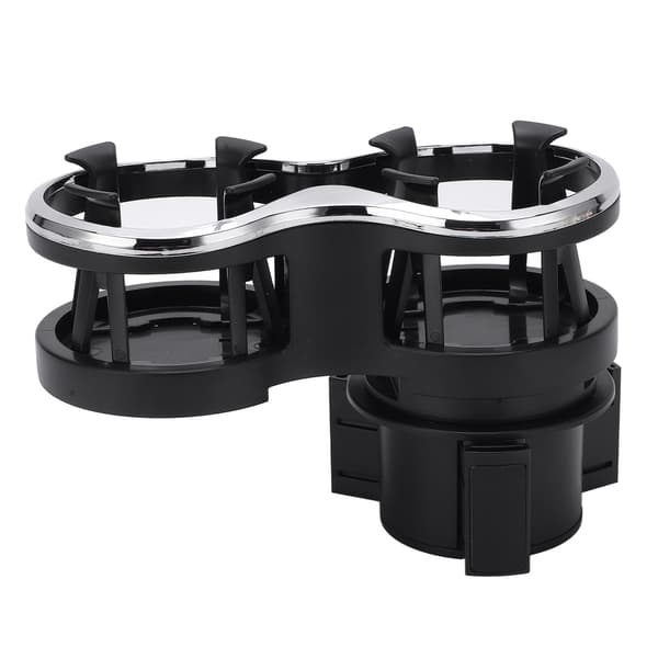 Universal 2-i-1 bilkoppholder - svart